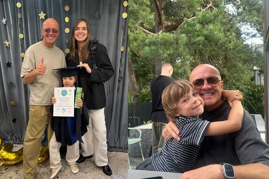 Į pirmą klasę sūnų išleidžiantys Ramūnas ir Justina Rudokai neslepia virpinančio jaudulio: „Šiurpsta oda“