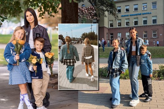 Į naujus mokslo metus vaikus išlydinti V. Montvydienė prie knygų sės ir pati: „Tikrai sunku“