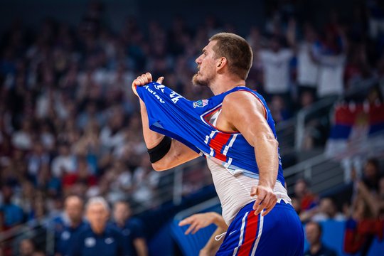 Fenomenalaus N. Jokičiaus vedami serbai išrašė dar vieną pralaimėjimą latviams