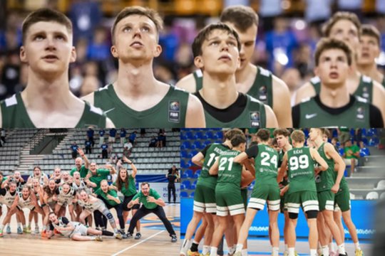 Sidabrinė jaunųjų Lietuvos krepšininkų vasara: medalius skynė ir vaikinų, ir merginų rinktinės