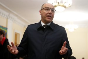 Ukrainoje sulaikytas įtariamasis dėl buvusio parlamento pirmininko nužudymo