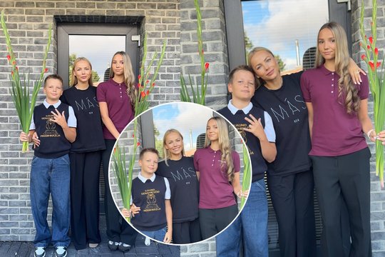 Su ašaromis akyse G. Alijeva išlydėjo vaikus į mokyklą: paviešintose nuotraukose akį traukė viena detalė