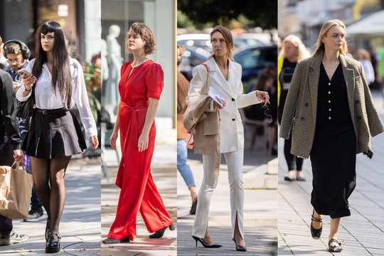 Rudens pradžią kauniečiai pasitiko stilingai: Laisvės alėjoje – minios žmonių ir puošnūs deriniai