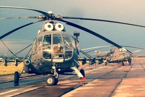 Sėkminga ataka Krymo oro uoste: sunaikinti rusų kariniai sraigtasparniai