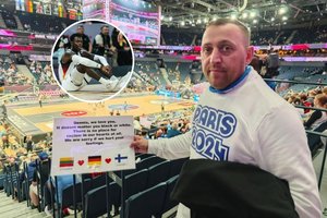 Vokietijos rungtynėse – Lietuvos sirgalių žinutė D. Schroederiui