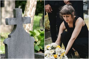 Našlė iškalė šaltakraujišką žinutę ant vyro antkapio: velionio giminaičiai liko be žado
