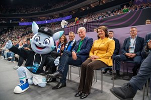 Į Tamperės areną atvykęs G. Nausėda atskleidė, ko pasigenda iš rinktinės gynybos, ir pateikė prognozę