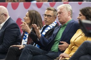 Užuojautą dėl R. Jokubaičio traumos išsakęs G. Nausėda į rinktinės rūbinę ėjo turėdamas aiškią žinią