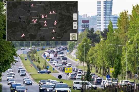 Rugsėjis prasidėjo visu gražumu: vairuotojai įkalinti sostinės gatvėse