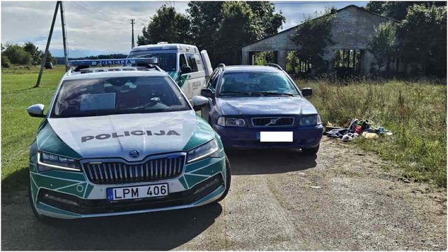 Gaudynės Mažeikių rajone – mėgino pabėgti girtas ir be teisės vairuoti