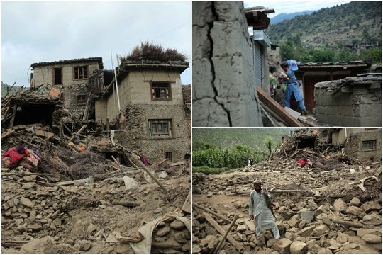 Po smarkaus žemės drebėjimo Afganistane – gausybė žuvusiųjų ir sugriauta daugiau kaip 8 000 namų