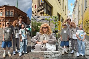 M. Galkino paviešintose šeimos akimirkose iš Rygos akį traukė A. Pugačiova: akyliausi gūžčiojo pečiais