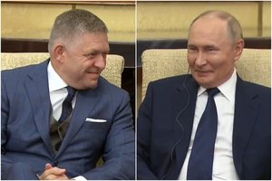 Susitikime su R. Fico – V. Putiną prajuokinęs klausimas