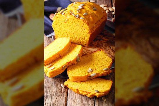 Moliūgų duona: purus ir minkštas gardėsis tiks ir prie kavos, ir prie sriubos