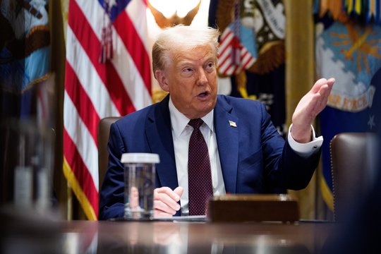 D. Trumpas paskelbė apie JAV kosmoso vadavietės perkėlimą į Alabamos valstiją