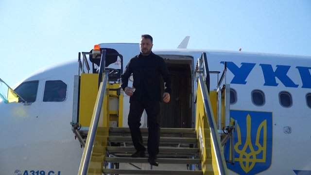 V. Zelenskis atvyko į Daniją: susitiks su Šiaurės ir Baltijos šalių lyderiais, tarp jų – ir G. Nausėda