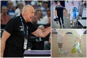 Dėl klausimo susierzinęs R. Kurtinaitis šovė: „Man nusispjauti, kiek mūsų liks“