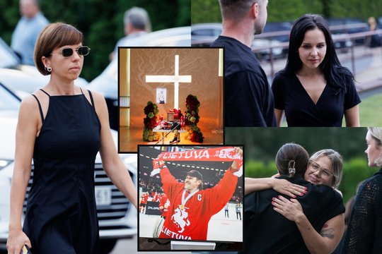 Vilniuje atsisveikinta su tragiškai žuvusiu M. Kieru: rinkosi bičiuliai, šalia urnos – jautrūs simboliai