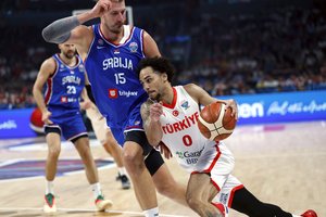 Sensacija A grupėje: turkai palaužė Serbiją ir užėmė pirmąją vietą