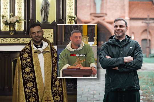 Plinta kunigo V. Vaišvilo vaizdo įrašas iš pamokslo: pasakė, kodėl gerti kavą eina ne su bet kuo