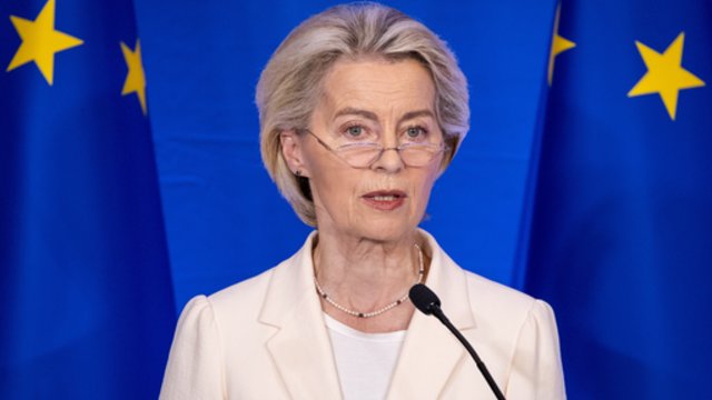 Dėl karių siuntimo į Ukrainą – Rusijos kaltinimai U. von der Leyen: „Tai išgalvota melagystė“