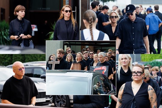 Tragiškai žuvęs Mindaugas Kieras išlydėtas į paskutinę kelionę: urną nešė žmona