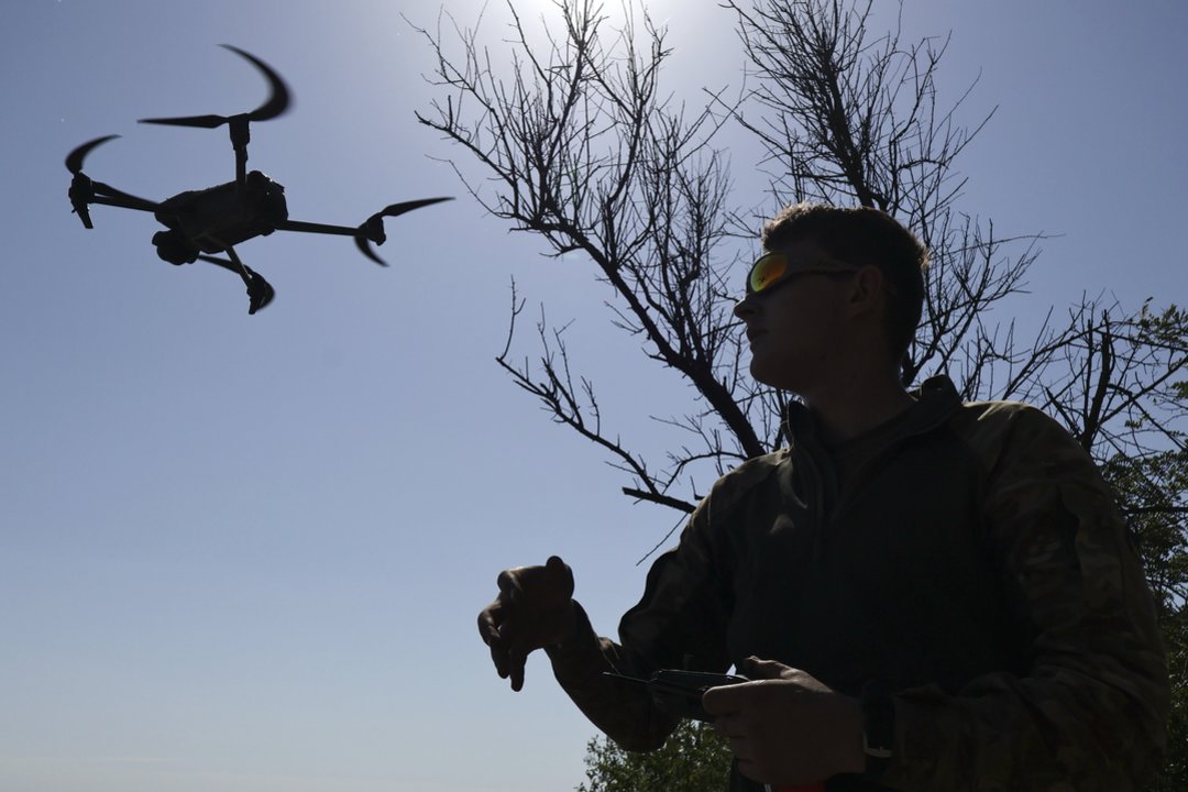 Ardydami nesprogusį okupantų droną Ukrainoje žuvo du vyrai