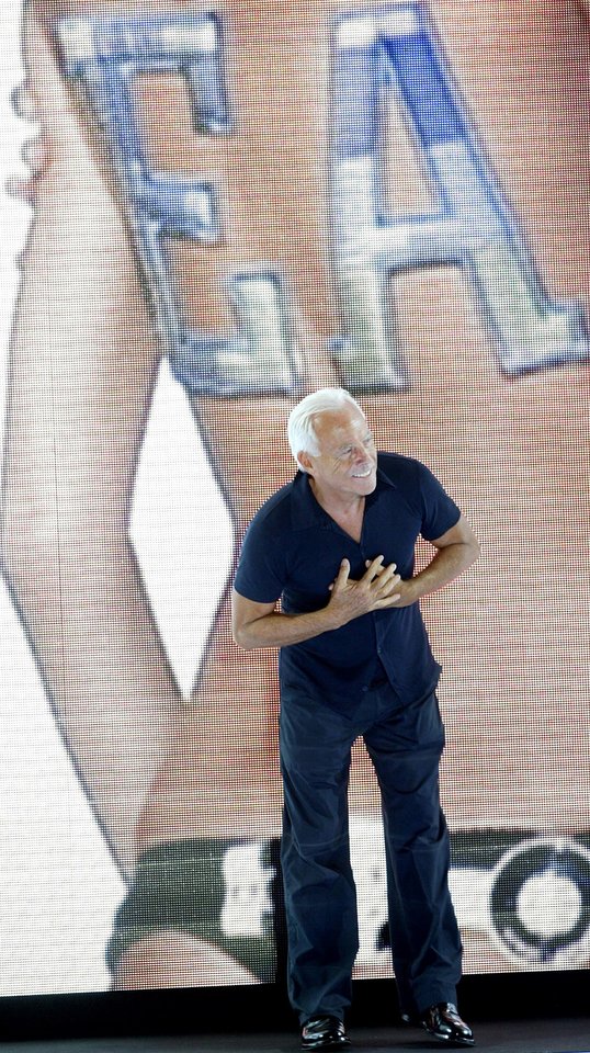Giorgio Armani.<br> Scanpix ir instagramo nuotr.