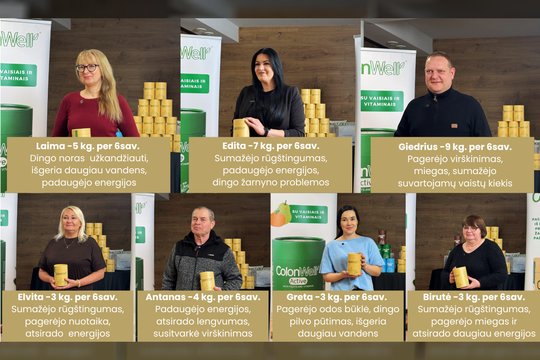 Pokyčiai prasideda nuo vidaus: Šiauliuose finišavo ColonWell sveikatingumo projektas