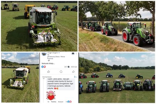 Įspūdingų ūkininkų vestuvių vaizdai susuko lietuviams galvas: įrašas sprogdina internetą