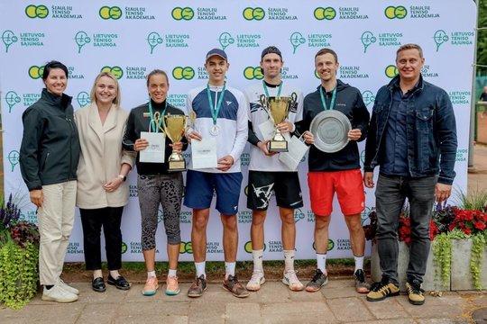 Šiame sezone Lietuvos teniso čempionatuose geriausiai sekėsi šiauliečiams