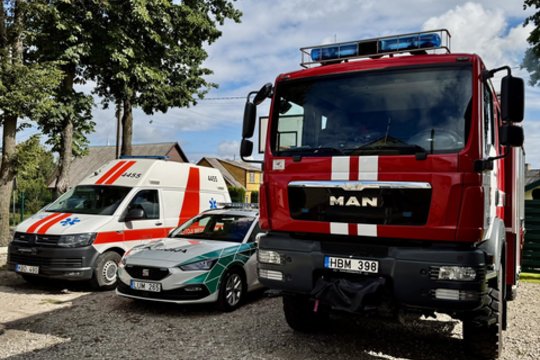 Kelmėje agresyvų vyrą tramdė ne tik policija – prireikė visų tarnybų bendradarbiavimo