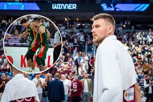 „Negrįžti per anksti“: K. Porzingis žino, ką išgyvena R. Jokubaitis, ir siunčia patarimus