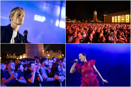  „Vilniaus dienos“ drebina sostinę: į gatves išėję tūkstančiai klausėsi garsiausių šalies atlikėjų koncertų