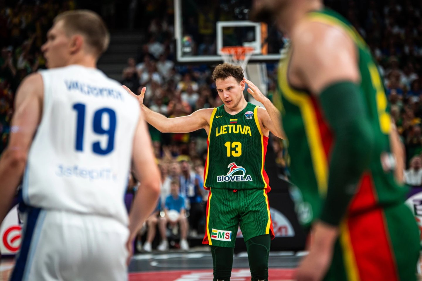 Lietuva ir Latvija susikaus „Eurobasket 2025“ aštuntfinalyje<br> FIBA nuotr.