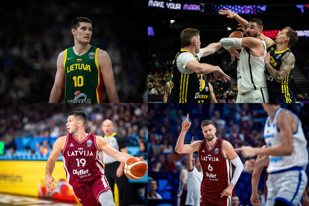 Prieš laukiantį baltų aštuntfinalį: kuriose statistinėse kategorijose labiausiai išsiskiria Lietuva ir Latvija?