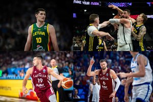 Prieš laukiantį baltų aštuntfinalį: kuriose statistinėse kategorijose labiausiai išsiskiria Lietuva ir Latvija?