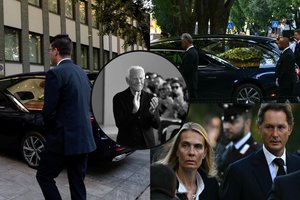 Milane prasideda viešas atsisveikinimas su mados legenda Giorgio Armani: plūsta žmonės