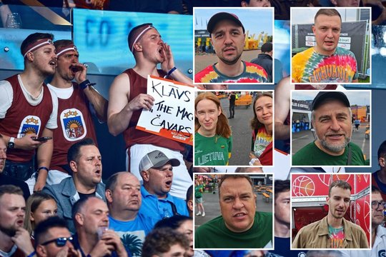 „Neliūdėkite“: Rygoje – Lietuvos sirgalių atsakas į labai skambius latvių pareiškimus