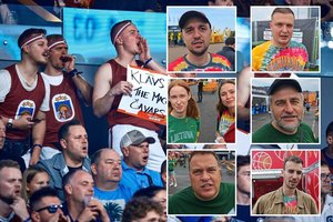 „Neliūdėkite“: Rygoje – Lietuvos sirgalių atsakas į labai skambius latvių pareiškimus