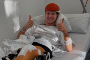 Po operacijos ir Lietuvos pergalės – R. Jokubaičio žinutė: „Krepšinis yra gyvenimas“