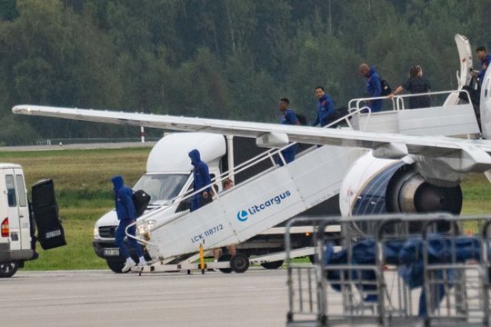 Nyderlandų rinktinė nusileido Lietuvoje