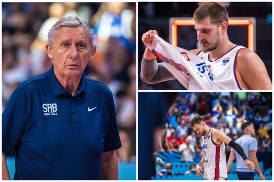 Po Serbijos fiasko apie traumas ir virusą kalbėjęs treneris gūžčiojo: „Ką aš turėčiau pasakyti?“