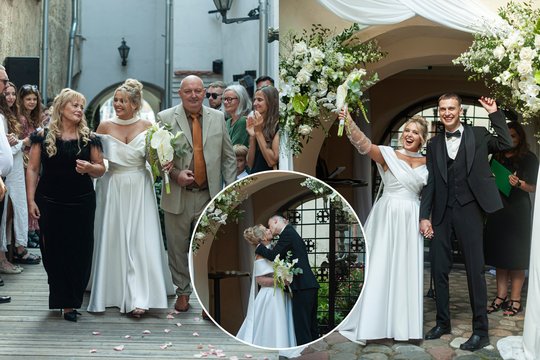 Ištekėjo renginių ir laidų vedėja Meda Borisaitė: amžiną meilę prisiekė itin jautriai