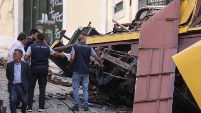 Aiškėja daugiau detalių apie funikulieriaus avariją Lisabonoje: pateikė preliminarius tyrimo rezultatus