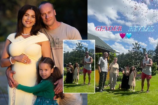 I. Adams ir A. Pauliukevičius sužinojo netrukus gimsiančio kūdikio lytį: kultūristo reakcija atėmė žadą