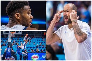 Krepšius uždominavę graikai siunčia įspėjimą Lietuvai: rodo į tritaškius ir G. Antetokounmpo