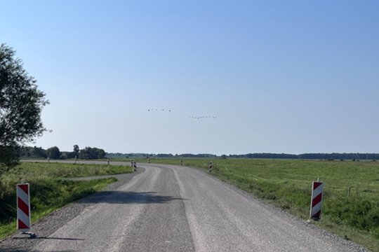 Baigiama rekonstruoti kelio atkarpa iki Minijos kaimo