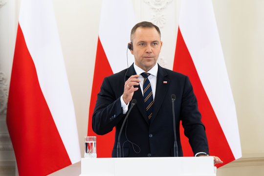 Lietuvoje viešintis K. Nawrockis – apie signalą ir kartu su G. Nausėda prieitą išvadą: jis vienintelis pasiruošęs