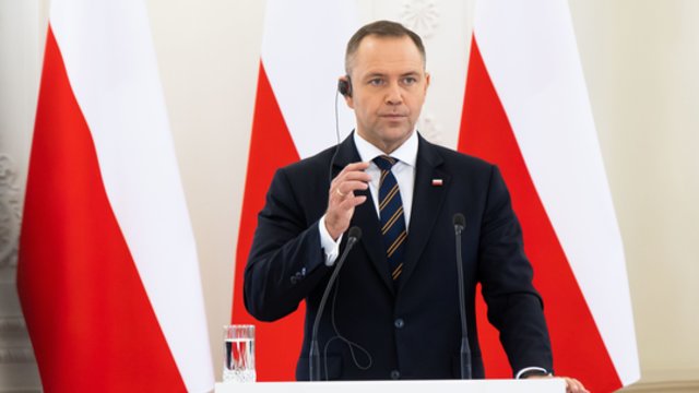 Lietuvoje viešintis K. Nawrockis – apie signalą ir kartu su G. Nausėda prieitą išvadą: jis vienintelis pasiruošęs